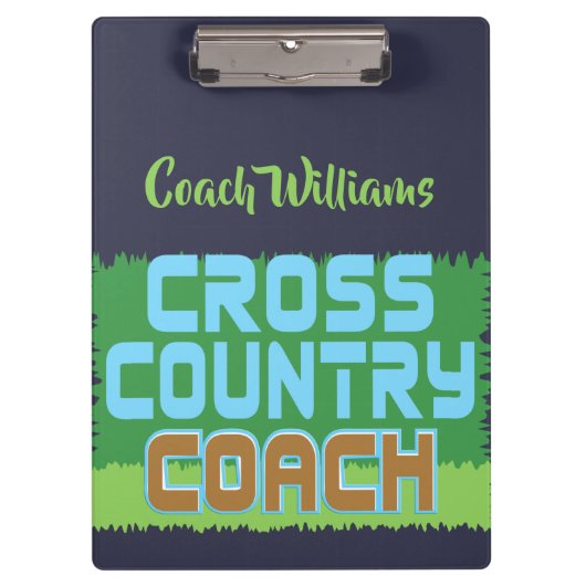 Personalisierte Zwischenablage für den Cross Count Klemmbrett (Vorderseite)