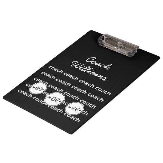 Personalisierte Zwischenablage für den Langlaufbus Klemmbrett (Schrägansicht)