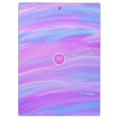 Personalisierte Zwischenablage für gestrichene Far Klemmbrett (Rückseite)