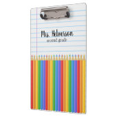 Personalisierte Zwischenablage für jeden Lehrer Klemmbrett (Links)