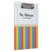 Personalisierte Zwischenablage für jeden Lehrer Klemmbrett (Rechts)