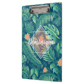 Personalisierte Zwischenablage für tropisches Foli Klemmbrett (Links)