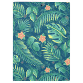 Personalisierte Zwischenablage für tropisches Foli Klemmbrett (Rückseite)