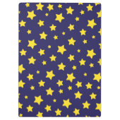 Personalisierte Zwischenablage für Weltraumraketen Klemmbrett (Rückseite)