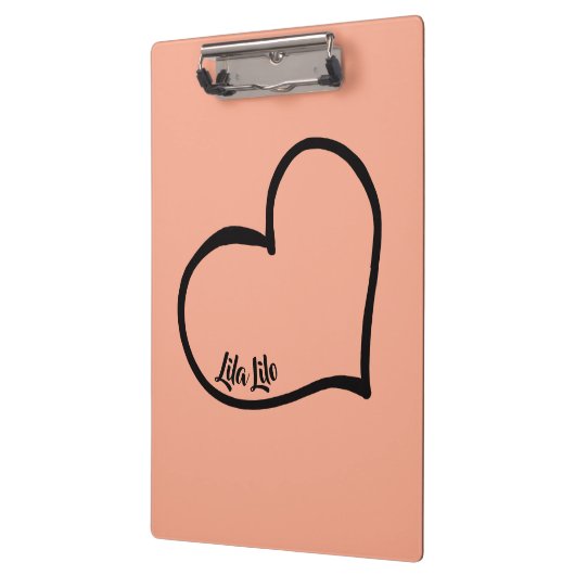 Personalisierte Zwischenablage Klemmbrett (Links)