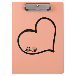 Personalisierte Zwischenablage Klemmbrett