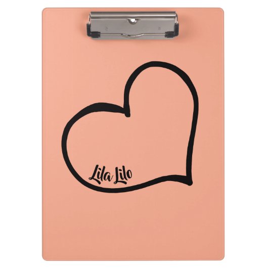Personalisierte Zwischenablage Klemmbrett (Vorderseite)