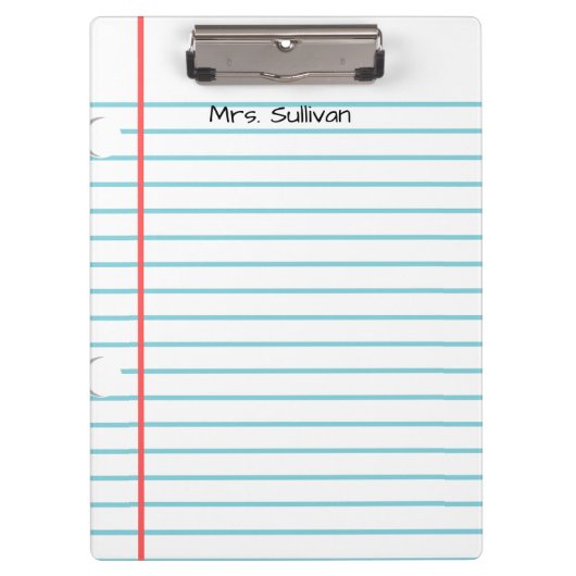 Personalisierte Zwischenablage Klemmbrett (Vorderseite)