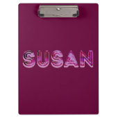 Personalisierte Zwischenablage Klemmbrett (Vorderseite)