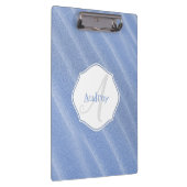 Personalisierte Zwischenablage mit blauem Sand Klemmbrett (Rechts)