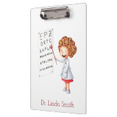 Personalisierte Zwischenablage mit medizinischer I Klemmbrett (Links)