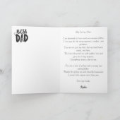 Personalisierten 11 Foto Collage Vatertagskarte Karte (Innenseite)