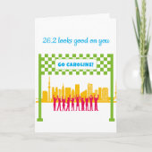 Personalisierten 26,2 Tokio Japan Marathon-Glückwü Karte (Vorderseite)