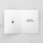 Personalisierten 30. Geburtstag bunte Kuchen Karte (Innenseite)