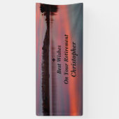 Personalisierten 3 Zeilen Text: Retirement für Fis Banner (Vertikal)