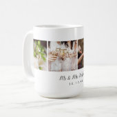 Personalisierten 4-Hochzeitsszenarien-Foto Kaffeetasse (Vorderseite Links)