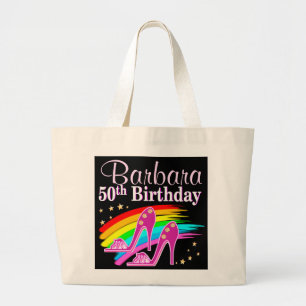 PERSONALISIERTEN 50. GEBURTSTAG SHOE QUEEN JUMBO STOFFBEUTEL