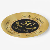 Personalisierten 50. Geburtstag Teller für sie (Schrägansicht)