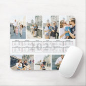Personalisierten 7 Familienkalender Foto 2025 Mousepad (Mit Mouse)