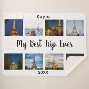 Personalisierten 8-Foto meine beste Reise überhaup Sherpadecke