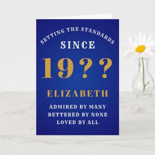 Personalisierten 90. Geburtstag der 1930er Jahre:  Karte (Kleine Pflanze)