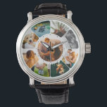 Personalisierten 9 abgerundete Fotos Armbanduhr<br><div class="desc">Armbanduhr mit 9 wechselbaren,  abgerundeten Fotos. Gut für die Familie als Geschenk zu geben.</div>