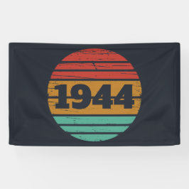 Personalisierten achtzig Vintage 80. Geburtstagspa Banner