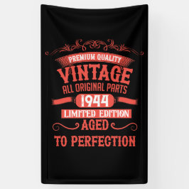 Personalisierten achtzig Vintage 80. Geburtstagspa Banner