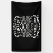 Personalisierten achtzig Vintage 80. Geburtstagspa Banner (Vertikal)