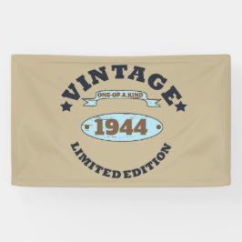 Personalisierten achtzig Vintage 80. Geburtstagspa Banner