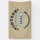 Personalisierten achtzig Vintage 80. Geburtstagspa Banner (Vertikal)