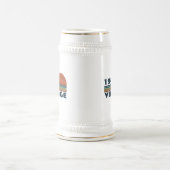 Personalisierten achtzig Vintage 80. Geburtstagspa Bierglas (Mittel)