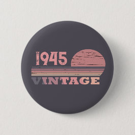 Personalisierten achtzig Vintage 80. Geburtstagspa Button