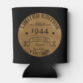 Personalisierten achtzig Vintage 80. Geburtstagspa Dosenkühler (Rückseite)