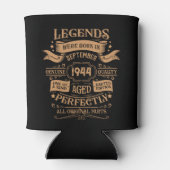 Personalisierten achtzig Vintage 80. Geburtstagspa Dosenkühler (Rückseite)