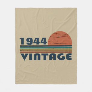 Personalisierten achtzig Vintage 80. Geburtstagspa Fleecedecke