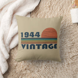 Personalisierten achtzig Vintage 80. Geburtstagspa Kissen