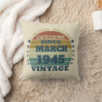 Personalisierten achtzig Vintage 80. Geburtstagspa