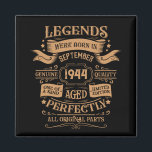 Personalisierten achtzig Vintage 80. Geburtstagspa Magnet<br><div class="desc">Machen Sie Ihren Geburtstag mit diesem einzigartigen Design zu einem besonderen Erlebnis. Fügen Sie Ihrer Geburtstagsfeier eine Touch eleganter Eleganz hinzu mit unseren exquisiten, einzigartigen Designs. Diese Grafiken verleihen jedem Produkt Raffinesse und Originalität und schaffen so ein unvergessliches und stilvolles Geschenk. Sie sind perfekt für diejenigen, die eine Touch zeitlosen...</div>