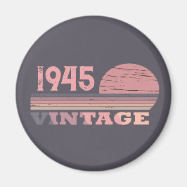 Personalisierten achtzig Vintage 80. Geburtstagspa Magnet