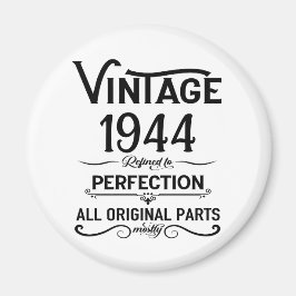 Personalisierten achtzig Vintage 80. Geburtstagspa Magnet