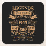 Personalisierten achtzig Vintage 80. Geburtstagspa Rechteckiger Pappuntersetzer<br><div class="desc">Machen Sie Ihren Geburtstag mit diesem einzigartigen Design zu einem besonderen Erlebnis. Fügen Sie Ihrer Geburtstagsfeier eine Touch eleganter Eleganz hinzu mit unseren exquisiten, einzigartigen Designs. Diese Grafiken verleihen jedem Produkt Raffinesse und Originalität und schaffen so ein unvergessliches und stilvolles Geschenk. Sie sind perfekt für diejenigen, die eine Touch zeitlosen...</div>