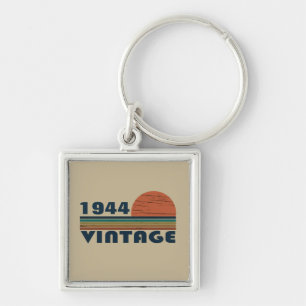 Personalisierten achtzig Vintage 80. Geburtstagspa Schlüsselanhänger
