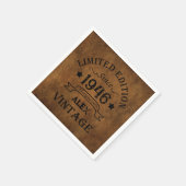 Personalisierten achtzig Vintage 80. Geburtstagspa Serviette (Ecke)