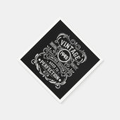 Personalisierten achtzig Vintage 80. Geburtstagspa Serviette (Ecke)