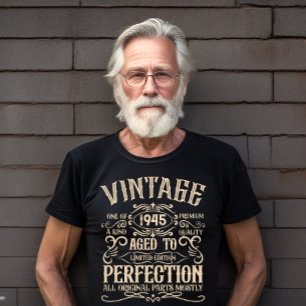 Personalisierten achtzig Vintage 80. Geburtstagspa T-Shirt