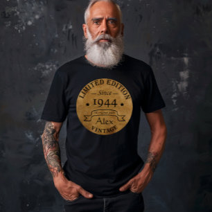 Personalisierten achtzig Vintage 80. Geburtstagspa T-Shirt