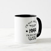 Personalisierten achtzig Vintage 80. Geburtstagspa Tasse (VorderseiteRechts)