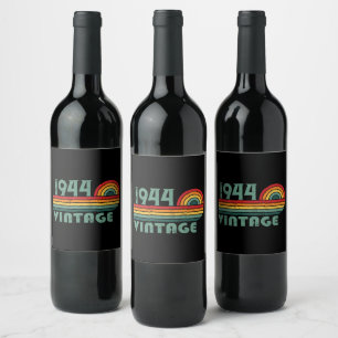 Personalisierten achtzig Vintage 80. Geburtstagspa Weinetikett