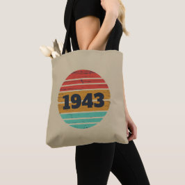 Personalisierten achtzig Vintagen 80. Geburtstag Tasche